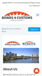 Mobile Screenshot of bonds4customs.com